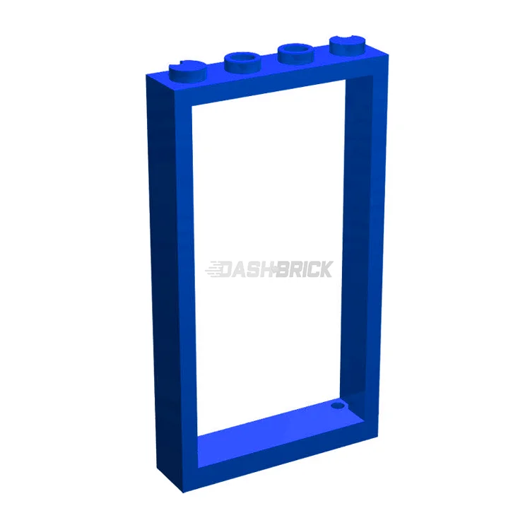 Inspiring architectural interest LEGOLEGO Door Frame 1 x 4 x 6, Two Holes, Blue [60596 / 40289]