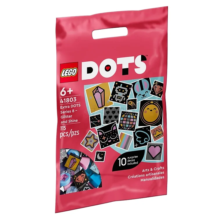 Offering endless joy LEGOLEGO® DOTS: Extra Dots Series 8 - Glitter and Shine [41803]