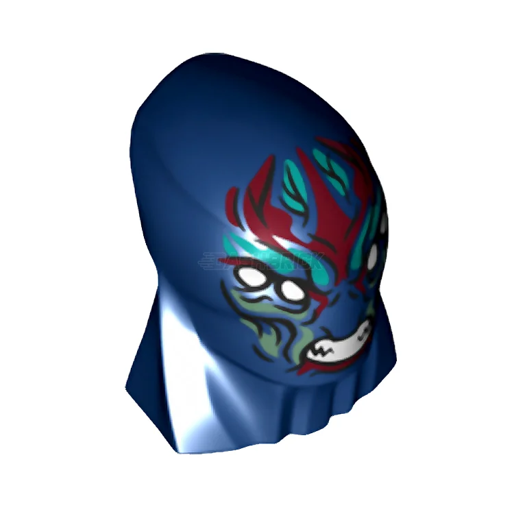 Inspiring problem-solving LEGO challengesLEGO Large Figure Head - Eternals Deviant Kro, Modified Alien, Dark Blue [69859pb01]