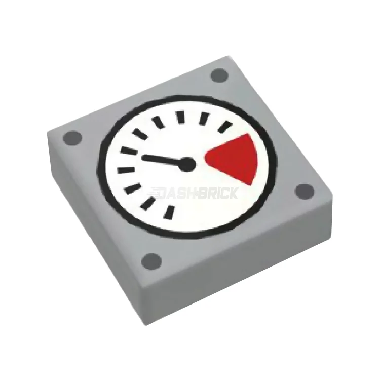 Offering hours of entertainment LEGOLEGO Minifigure Accessory - Gauge/Dial, Red and White Dial, Needle [3070pb180] 6329584
