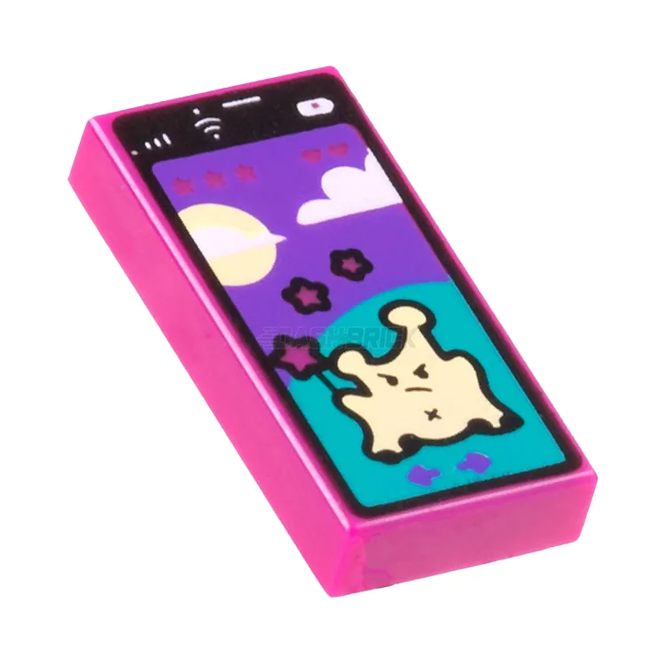 Enhancing cognitive development LEGOLEGO Minifigure Accessory - Smartphone/Mobile Phone, Alien Game, Magenta [3069pb1067] 6416593