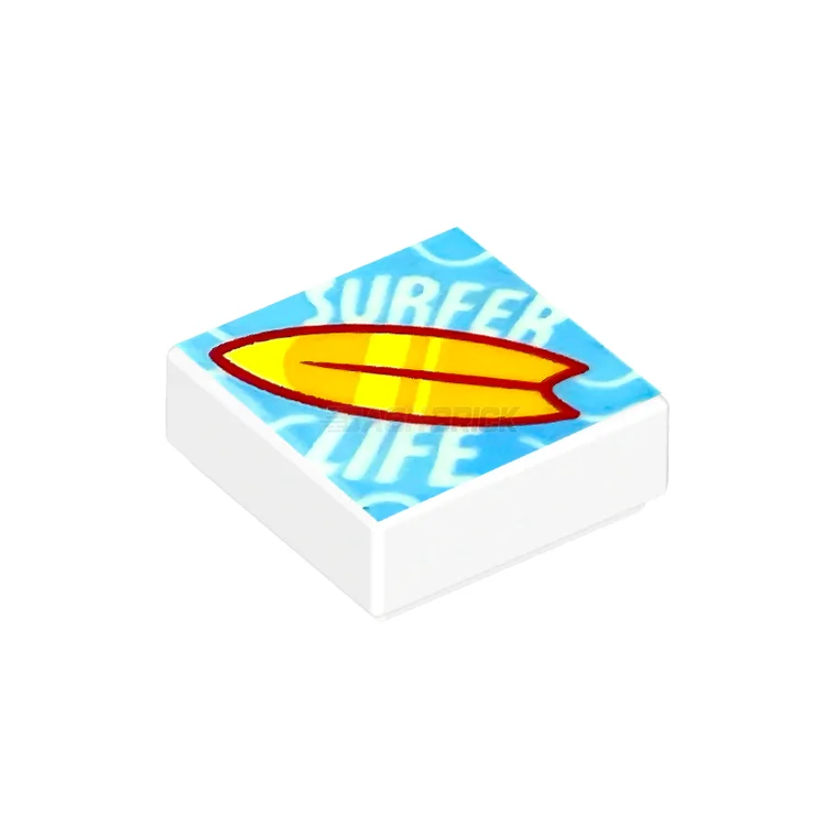 Fostering patience and perseverance LEGOLEGO Minifigure Accessory - "Surfer Life" Sign (1 x 1 Tile) [101655]