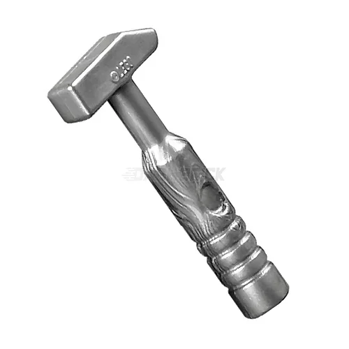 Age-appropriate LEGO toysLEGO Minifigure Accessory - Tool, Cross Pein Hammer, Flat Silver [11402h]