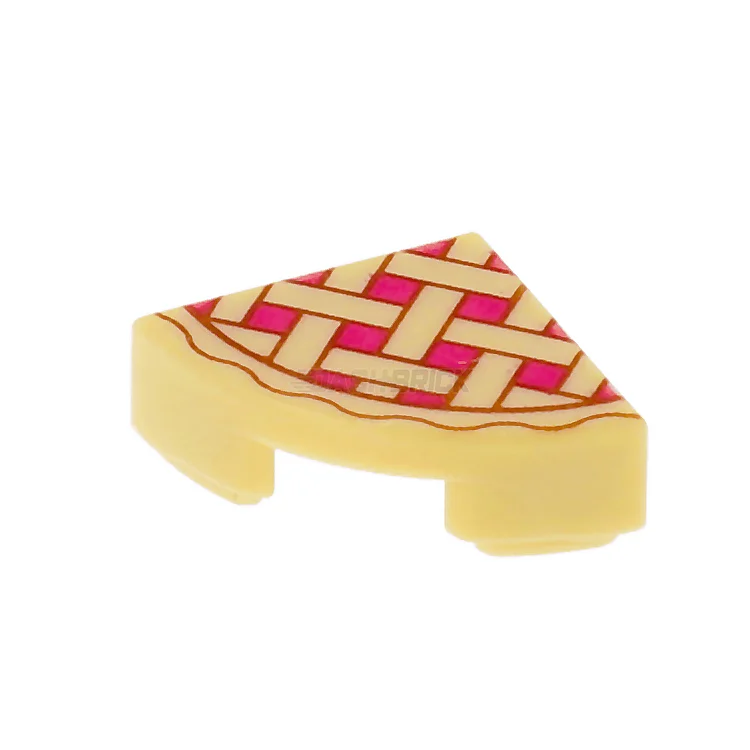 Consistently high-quality LEGO productsLEGO Minifigure Food - Berry Pie Slice, Lattice, Quarter [25269pb001] 6151221