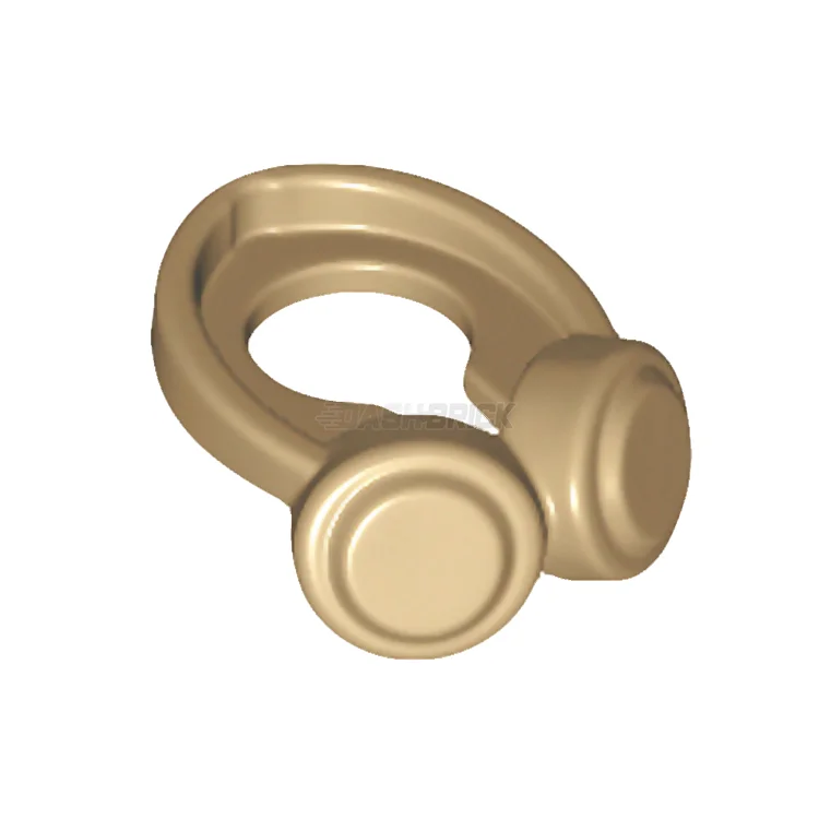 Seamlessly fitting LEGO connectionsLEGO Minifigure Headphones Around Neck, Dark Tan [66913] 6359877