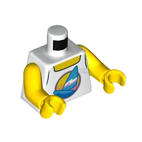 Promoting fine motor skills LEGO setsLEGO Minifigure Torso - Tank Top/Singlet, Sailboat Print [973pb3572c01]