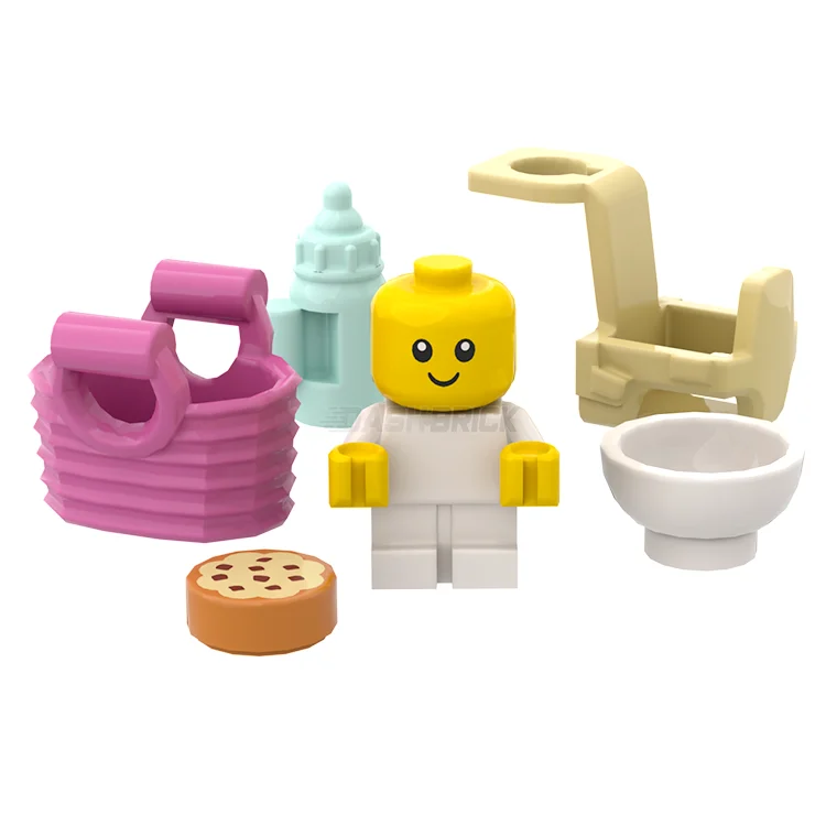 Time-honored LEGO traditionsLEGO Minifigures - Baby Pack (Carrier, Bottle, Carrier, Bowl, Cookie) [CITY]