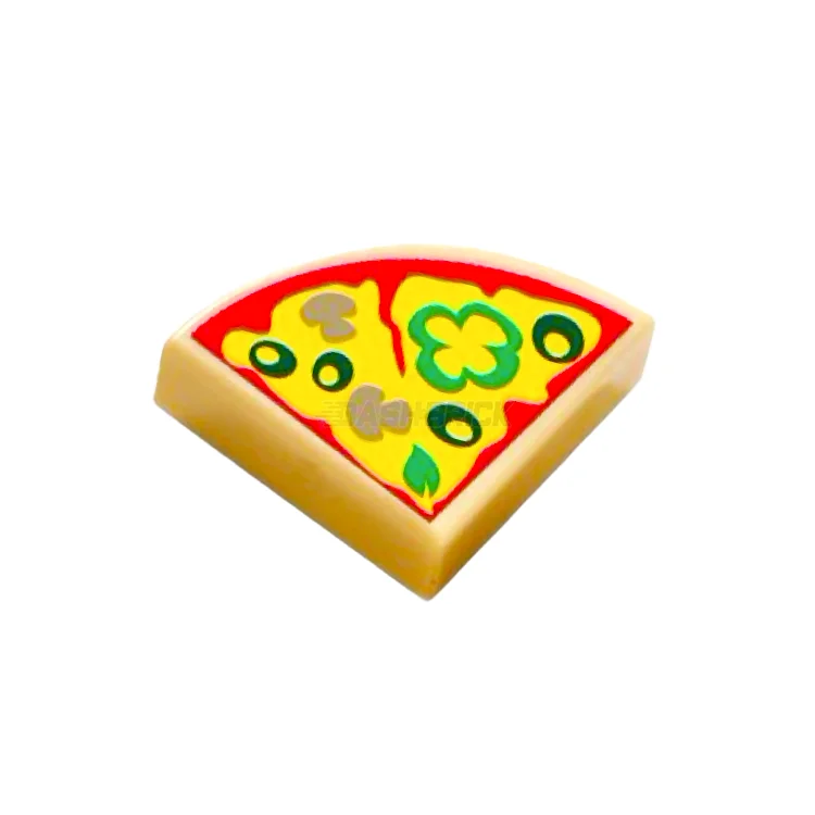 Encouraging social interaction LEGOLEGO Minifigure Food - Pizza Quarter Slice (1 x 1 Corner Tile) [25269pb003]