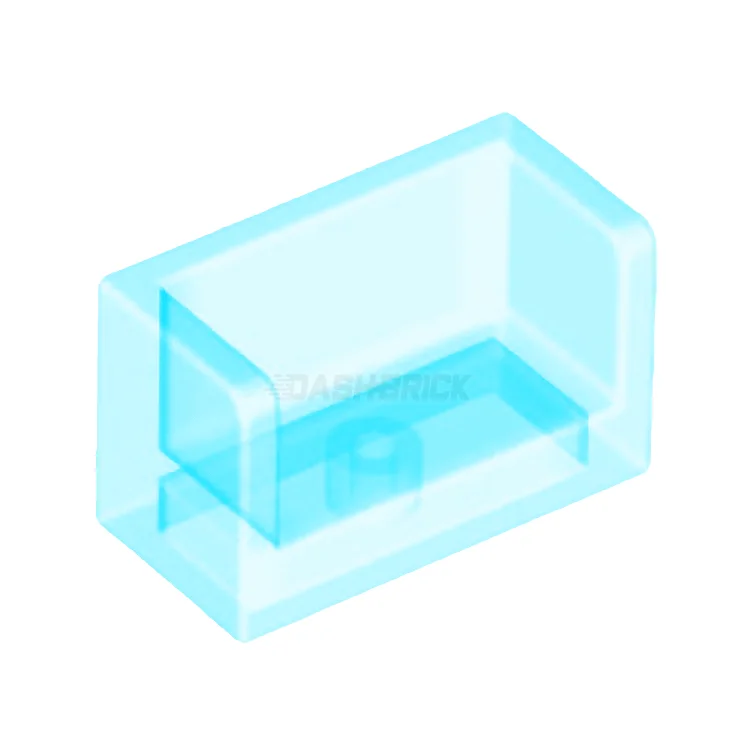 Enhancing problem-solving skills LEGOLEGO Panel 1 x 2 x 1, Rounded Corners and 2 Sides, Trans-Light Blue [23969]
