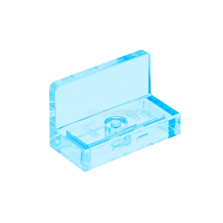 Providing a tactile learning experience LEGOLEGO Panel 1 x 2 x 1 with Rounded Corners, Trans-Light Blue [4865b]