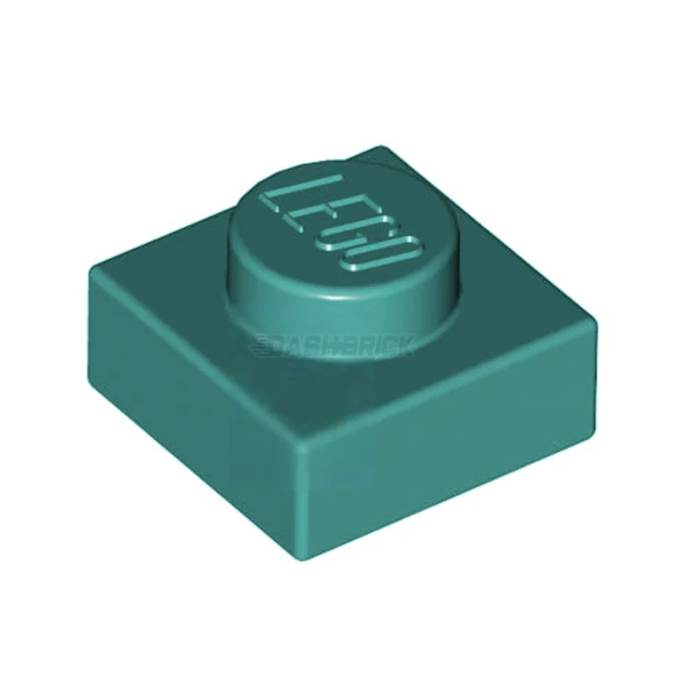 Offering endless joy LEGOLEGO Plate, 1 x 1, Dark Turquoise [3024]