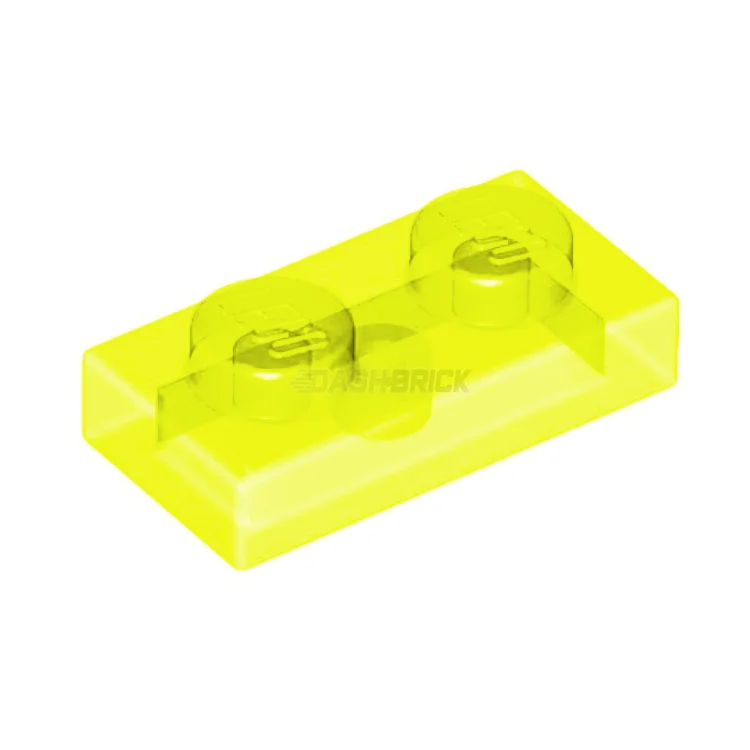 Promoting critical thinking LEGO challengesLEGO Plate, 1 x 2, Trans-Fluorescent Green [3023] 6240222