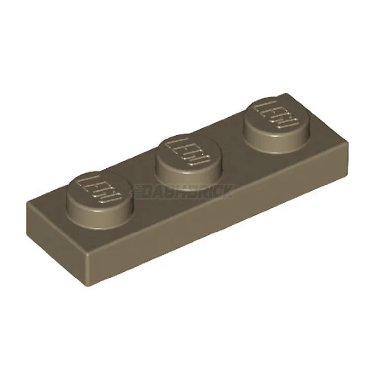 Endlessly customizable LEGO setsLEGO Plate, 1 x 3, Dark Tan [3623] 6132768