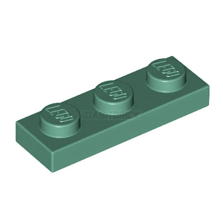 Reflecting diverse hobbies LEGO setsLEGO Plate, 1 x 3, Sand Green [3623] 6069257