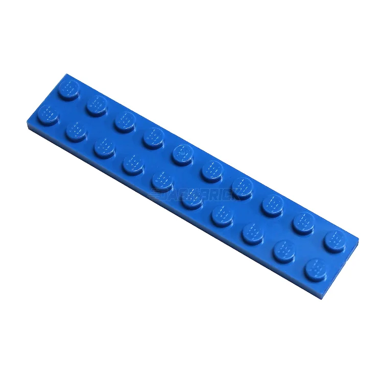 Adorable and charming LEGO charactersLEGO Plate 2 x 10, Blue [3832] 383223