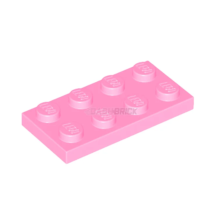 Offering interactive play LEGOLEGO Plate 2 x 4, Bright Pink [3020] 6204535