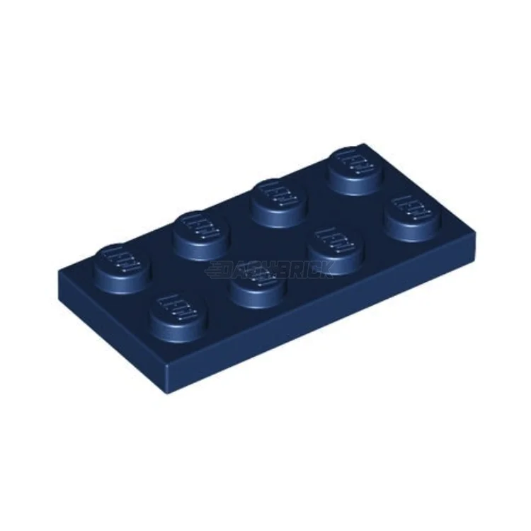 Promoting spatial awareness LEGOLEGO Plate 2 x 4, Dark Blue [3020] 4667595