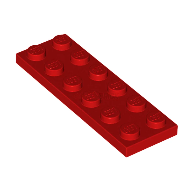 Promoting emotional intelligence LEGOLEGO Plate 2 x 6, Red [3795] 379521