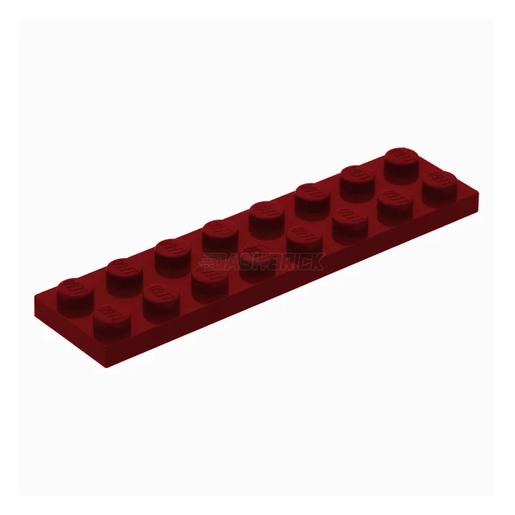 Stimulating and engaging LEGO playLEGO Plate 2 x 8, Dark Red [3034] 6152321