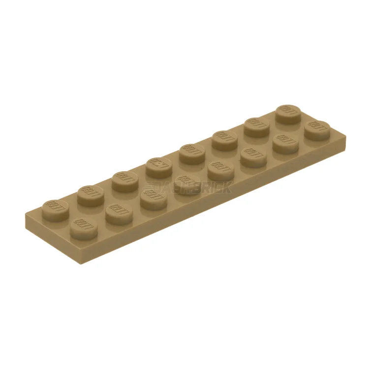 Promoting spatial awareness LEGOLEGO Plate 2 x 8, Dark Tan [3034] 4246957