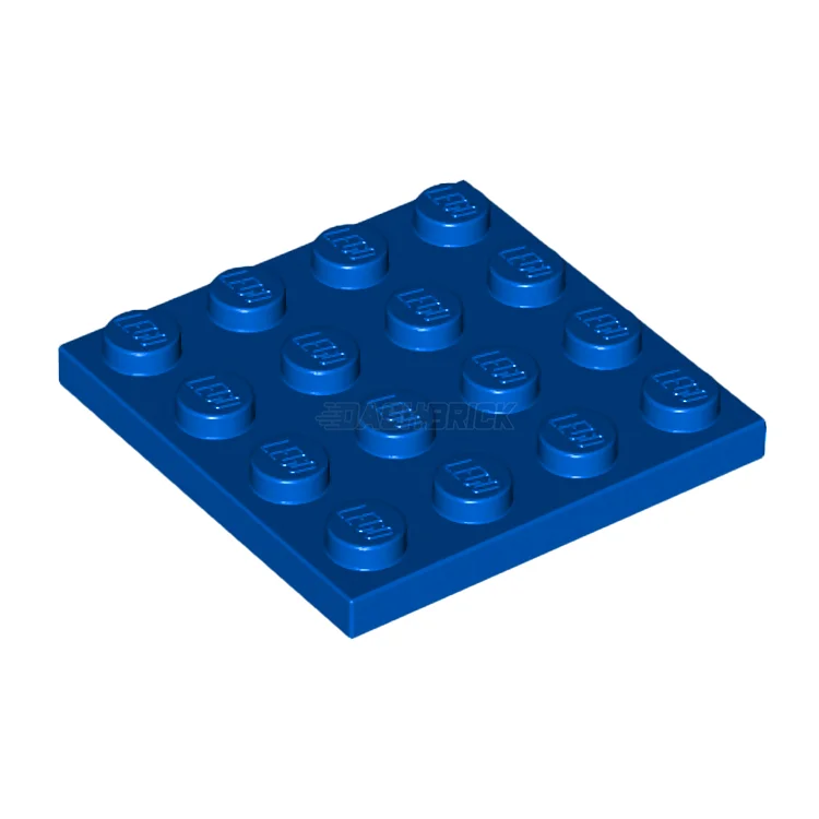 Promoting emotional regulation LEGOLEGO Plate 4 x 4, Blue [3031] 4243815