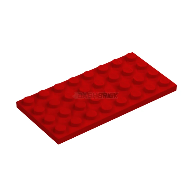Non-toxic and safe LEGO toysLEGO Plate 4 x 8, Red [3035] 303521