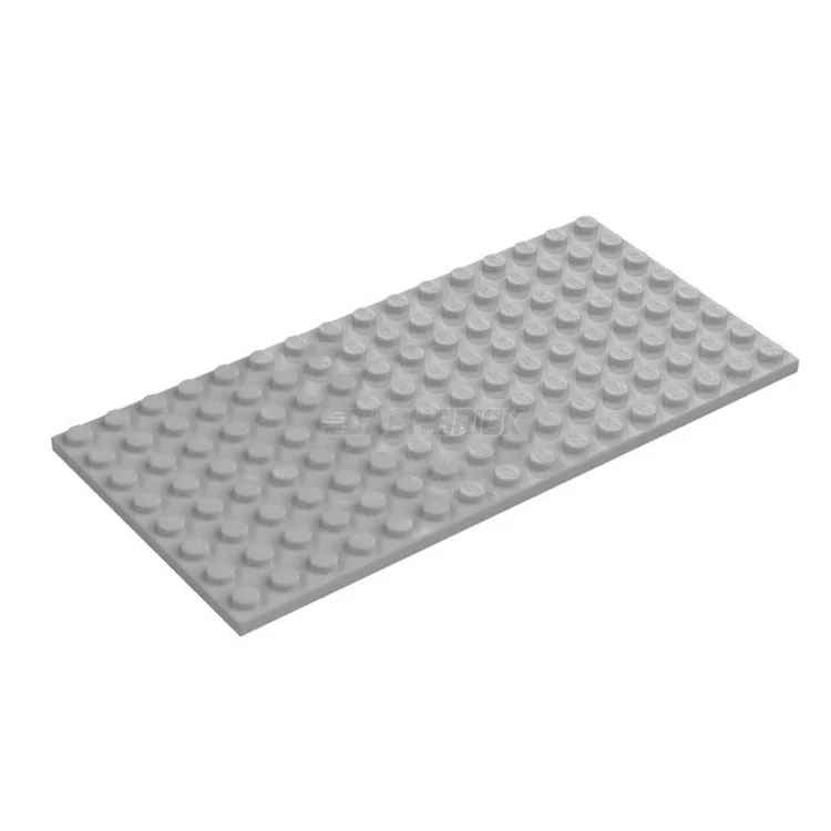 Inspiring future engineers LEGOLEGO Plate 8 x 16, Light Grey [92438] 4598522