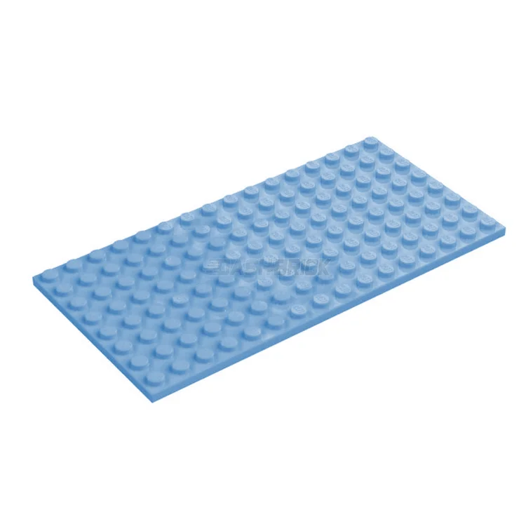 Promoting spatial awareness LEGOLEGO Plate 8 x 16, Sand Blue [92438] 6424449
