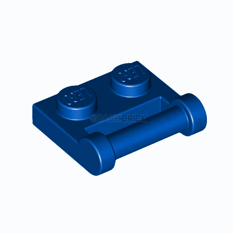 Gender-neutral LEGO toysLEGO Plate, Modified 1 x 2, Bar Handle on Side, Closed Ends, Blue [48336] 4514398