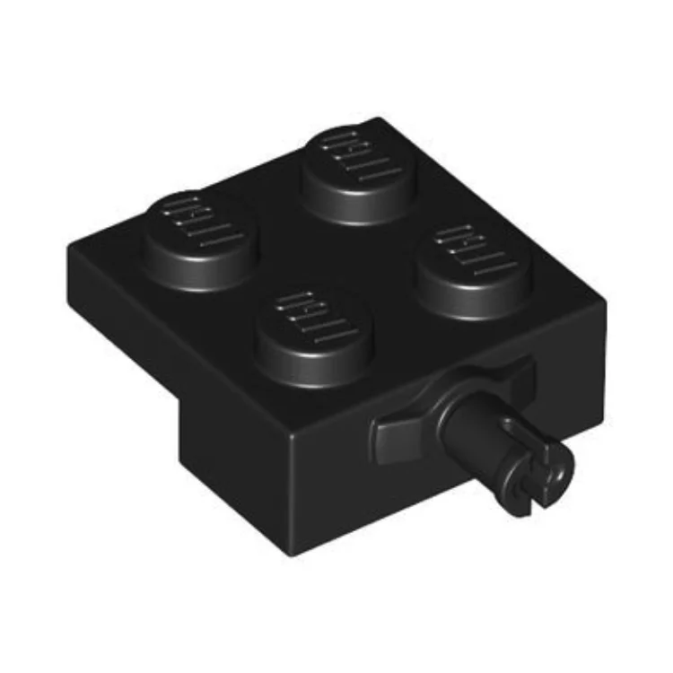 Offering a sense of accomplishment LEGOLEGO Plate, Modified 2 x 2 with Wheel Holder, Axle, Black [4488] 6371450