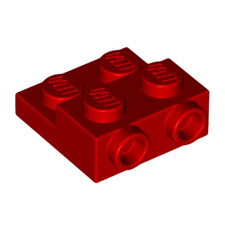 Encouraging resourcefulness LEGOLEGO Plate, Modified 2 x 2 x 2/3 with 2 Studs on Side, Red [99206] 6061711