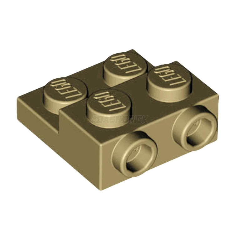 Encouraging social interaction LEGOLEGO Plate, Modified 2 x 2 x 2/3 with 2 Studs on Side, Tan [99206] 6132769