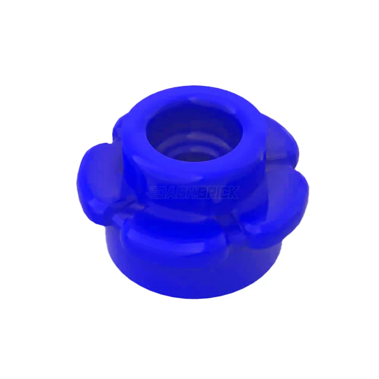Inspiring future engineers LEGOLEGO Plate, Round 1 x 1 with Flower Edge (5 Petals), Blue [24866] 6382540
