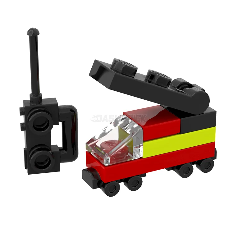 Promoting environmental awareness LEGOLEGO "RC Fire Truck" - Toy Remote Control Micro Build [MiniMOC]