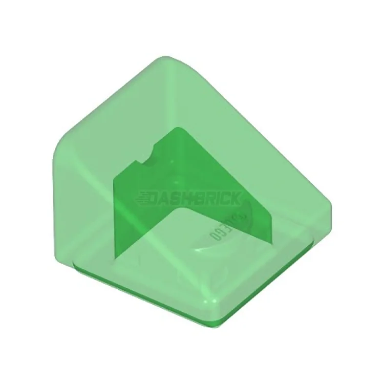 Inspiring architectural interest LEGOLEGO Slope 30 1 x 1 x 2/3, Trans-Green [54200]