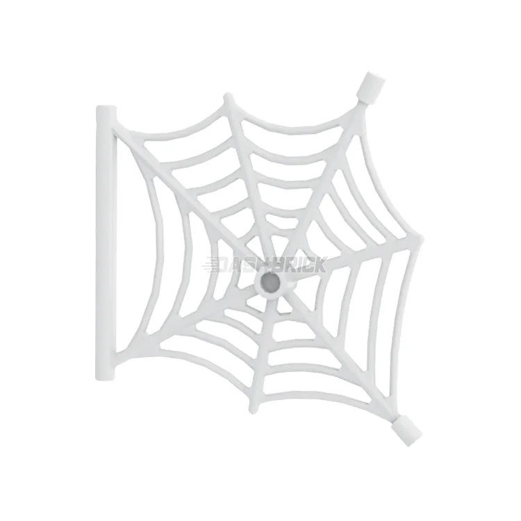 Intricate and intricate LEGO designsLEGO Spider Web with Bar, White [90981]