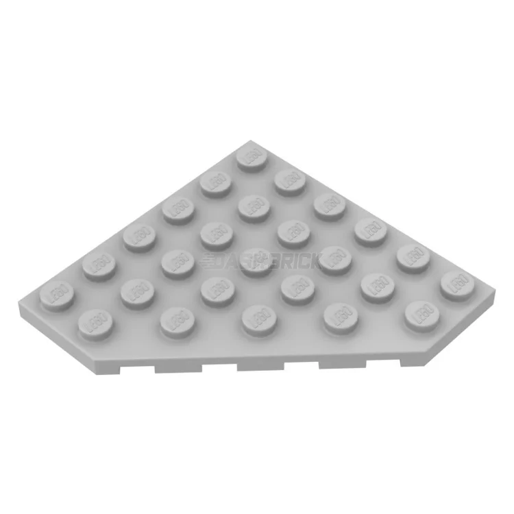 Enhancing problem-solving skills LEGOLEGO Wedge, Plate 6 x 6 Cut Corner, Light Grey [6106] 4211520