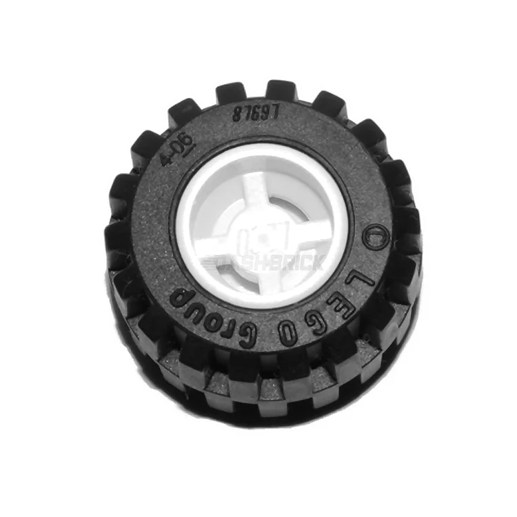 Beautifully crafted LEGO sculpturesLEGO Wheel 11mm D. x 12mm, Black Tire, Tread, White [6014bc05]