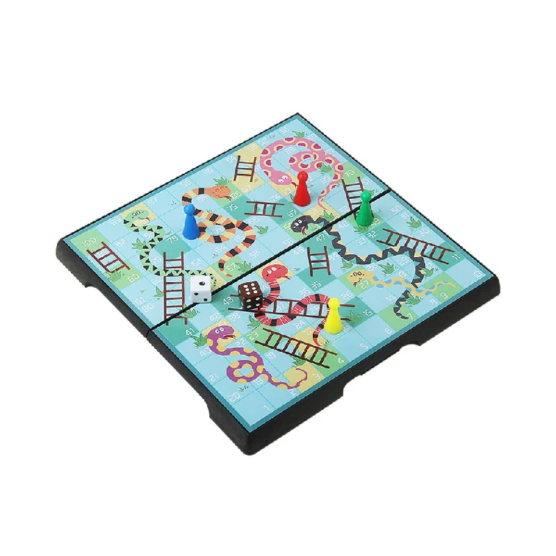 Addictive games Mastermind Toys Magnetic Folding Snakes & Ladders Game