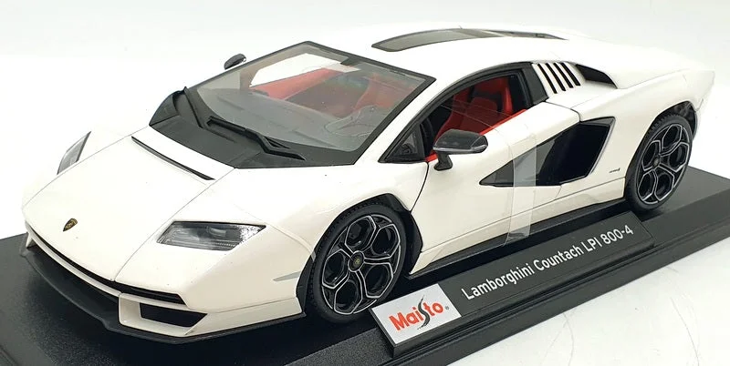 High-quality materials toys Maisto 1/18 Scale Diecast 46629 - Lamborghini Countach LPI 800-4 - White High-quality materials toys Maisto 1/18 Scale Diecast 46629 - Lamborghini Countach LPI 800-4 - White