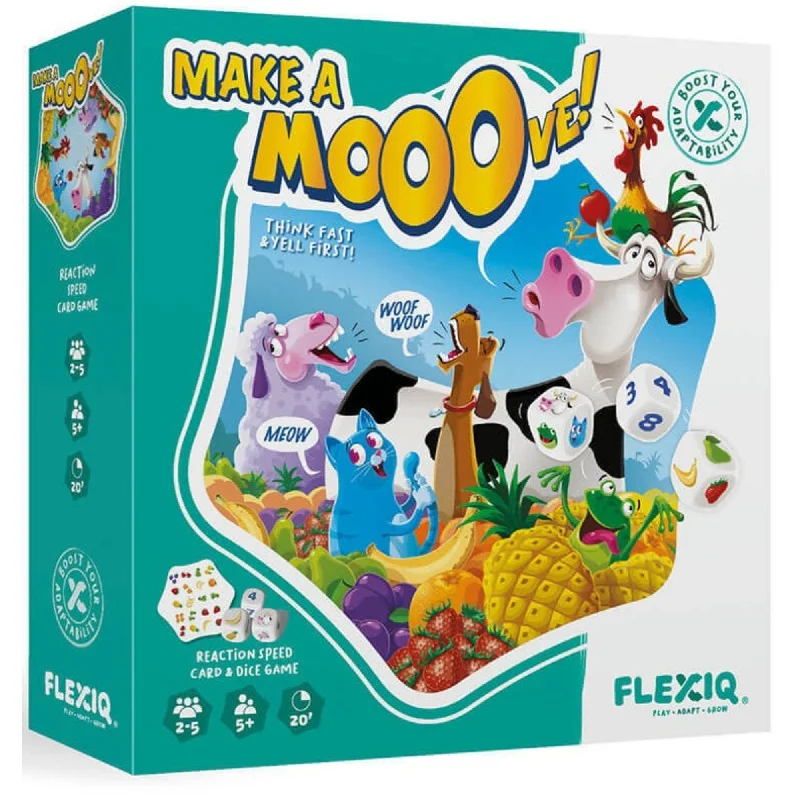 Logical puzzles Make A Mooove Card Game