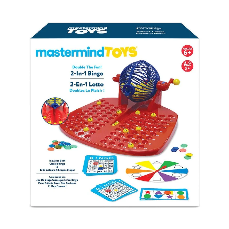 Engaging puzzlesMastermind Toys 2-in-1 Bingo