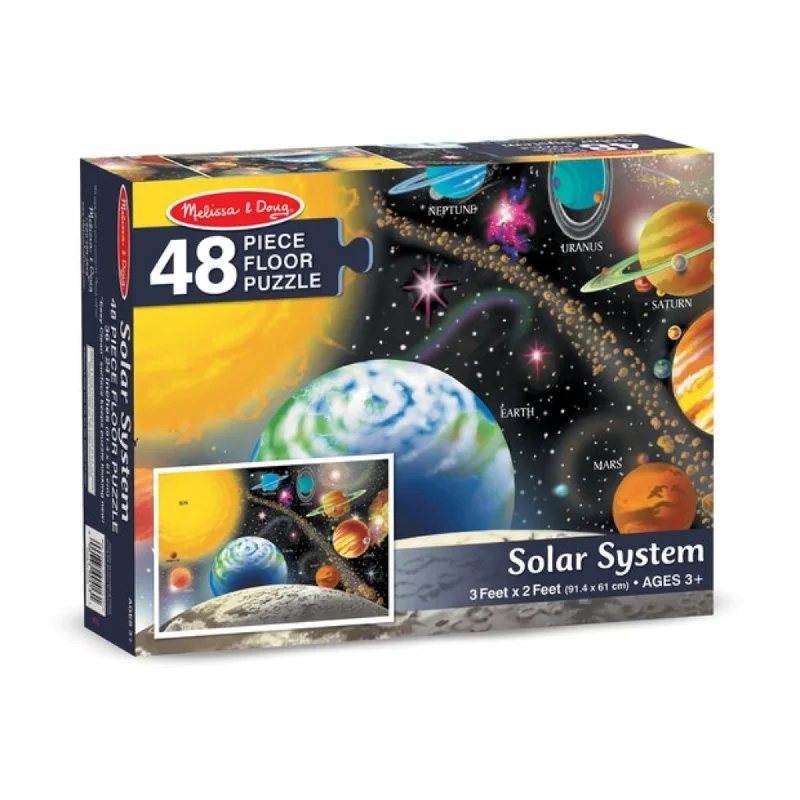 Intricate puzzles Melissa & Doug - Solar System 48 Piece Floor Puzzle