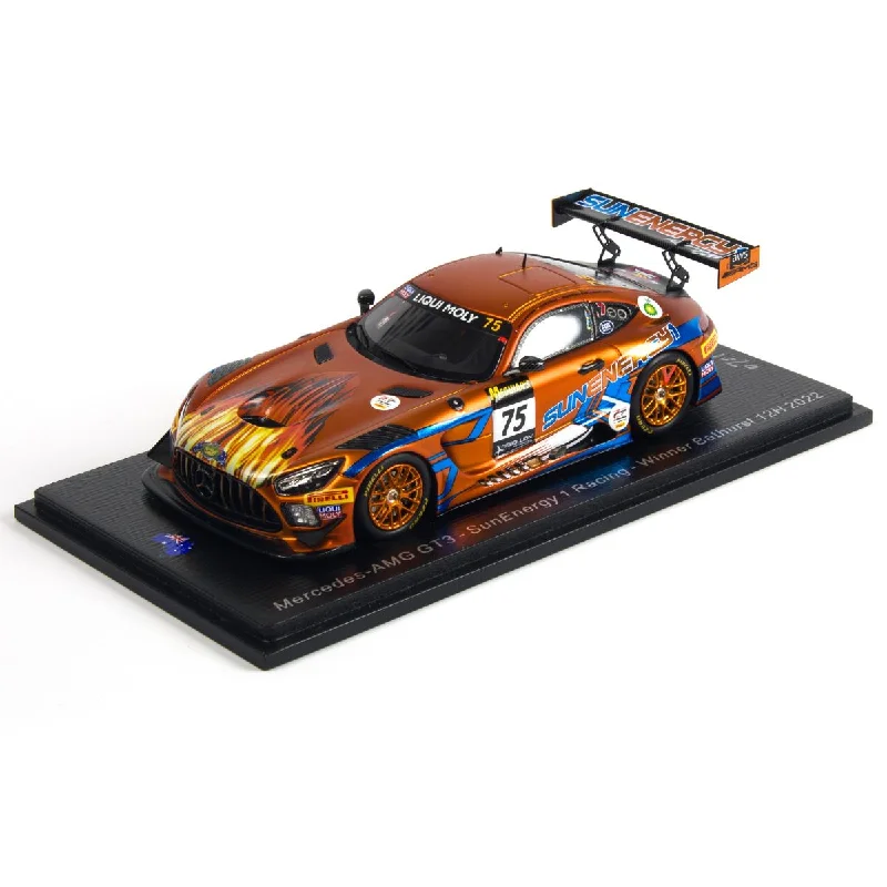 Enthusiastic toysMercedes-AMG GT3 No.75 SunEnergy 1 Racing - Winner Bathurst 12H 2022 - L. Stolz - J. Gounon - K. Habul - M. Konrad. Limited 1000 - 1:43 Scale Resin Model Car Enthusiastic toysMercedes-AMG GT3 No.75 SunEnergy 1 Racing - Winner Bathurst 12H 2022 - L. Stolz - J. Gounon - K. Habul - M. Konrad. Limited 1000 - 1:43 Scale Resin Model Car