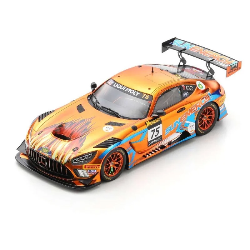 Durable toysMercedes-AMG GT3 No.75 SunEnergy 1 Racing - Winner Bathurst 12H 2022 - L. Stolz - J. Gounon - K. Habul - M. Konrad. Limited 1200. With Acrylic Cover - 1:18 Scale Resin Model Car Durable toysMercedes-AMG GT3 No.75 SunEnergy 1 Racing - Winner Bathurst 12H 2022 - L. Stolz - J. Gounon - K. Habul - M. Konrad. Limited 1200. With Acrylic Cover - 1:18 Scale Resin Model Car