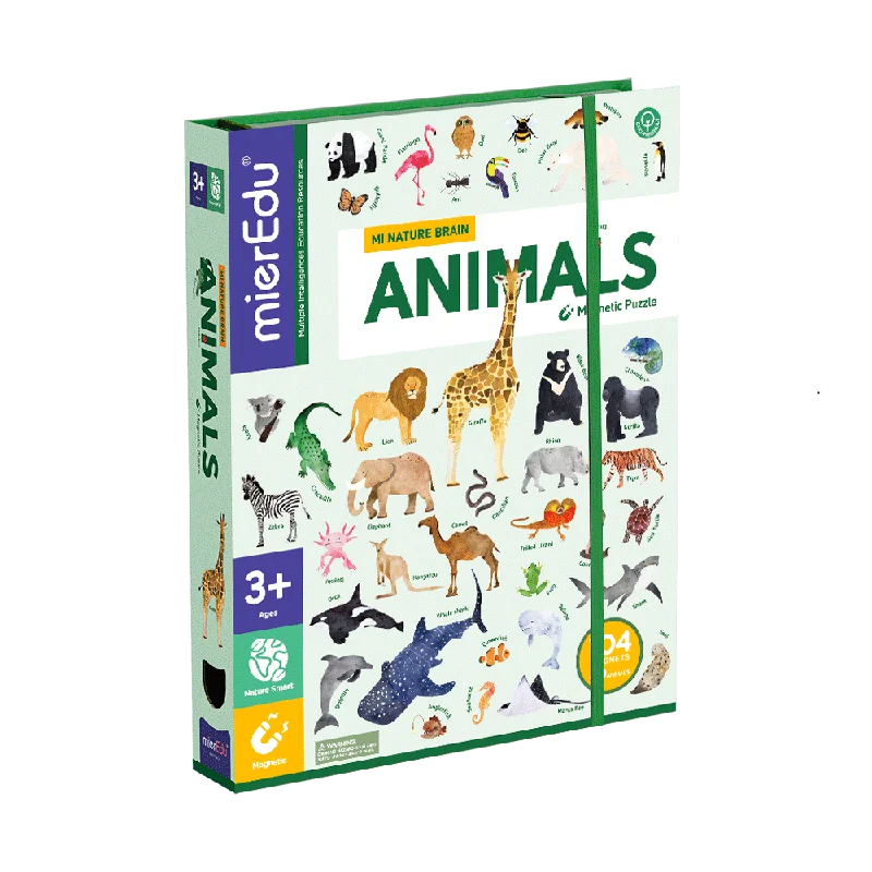 Educational games MierEdu All About Animals - Magnetic Puzzle Small