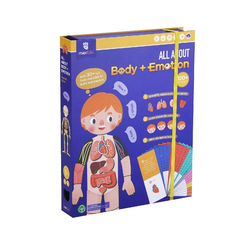 Logical puzzles MierEdu Magnetic Puzzle - All About Body & Emotion