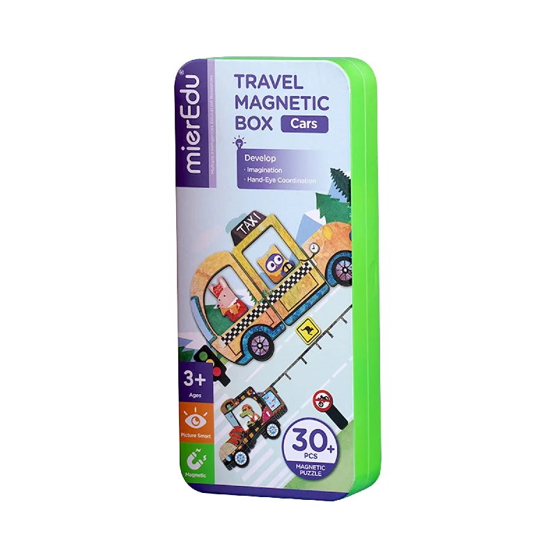 Intricate puzzles MierEdu Magnetic Puzzle Box Cars