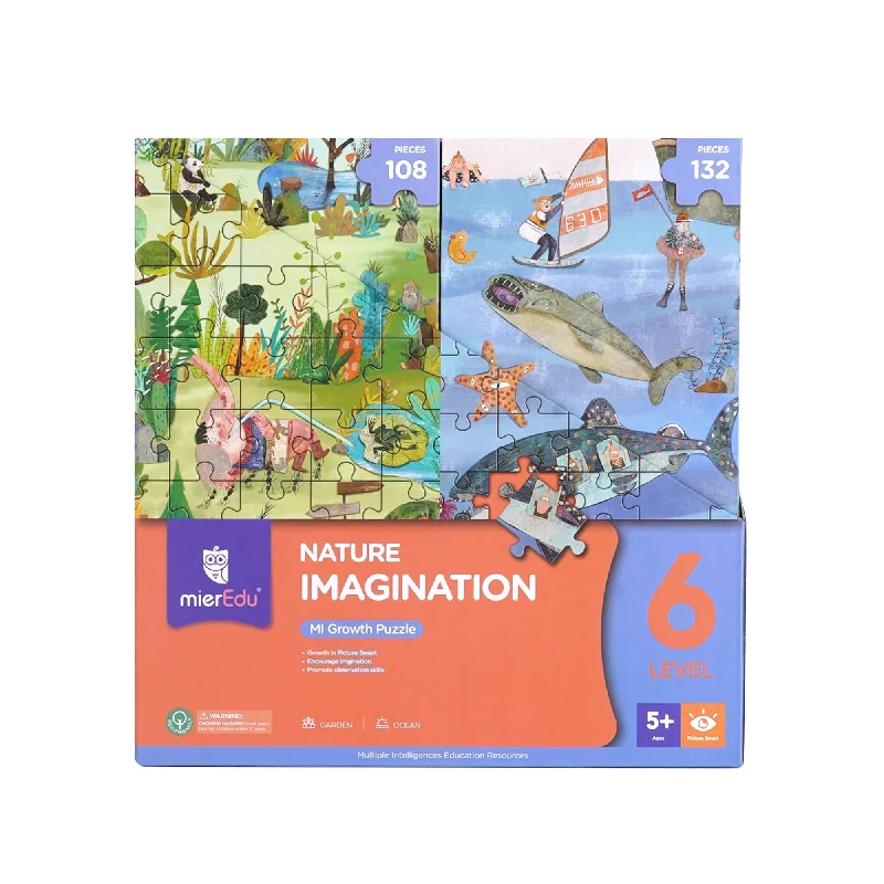 Relaxing games MierEdu Mi Growth Puzzle Level 6 - Nature Imagination