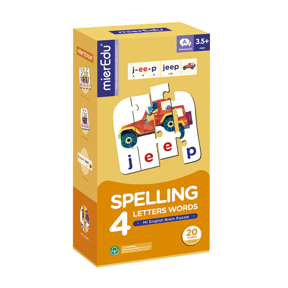 Time-consuming puzzles MierEdu Spelling 4 Letters Words Puzzle